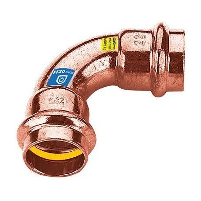 COUDE 90° CUIVRE EAU/GAZ FF 28MM