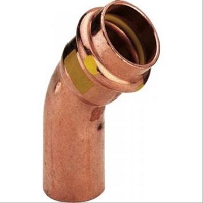 COUDE CUIVRE GAZ 45°MF 15