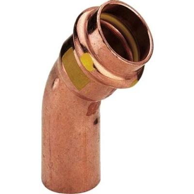AQUAGAS COURBE CUIVRE GAZ 45°MF 18