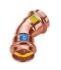 COUDE CUIVRE GAZ 45°FF 22