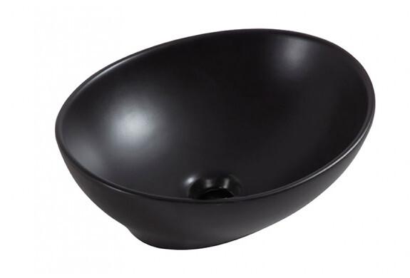 VASQUE A POSER OVALE NOIR MAT