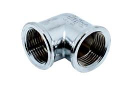 COUDE CHROME FF 3/8