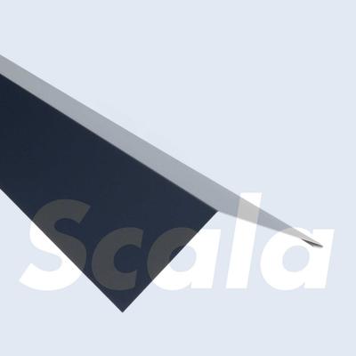 SOLIN GOUTTIERE PLAQUE PROFILEE GRIS 1MX0.13M