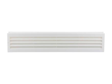 GRILLE AERATION PORTE 9X46CM BLANC