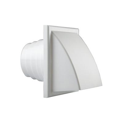 GRILLE HOTTE A/CLAPET BLANC