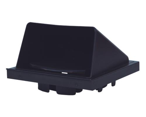 GRILLE HOTTE A CLAPET ANTHRACITE