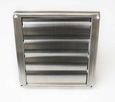 GRILLE INOX 4 CLAPETS 100