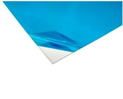 PLAQUE LISSE  PET-G UV 1MM  0.5X1M