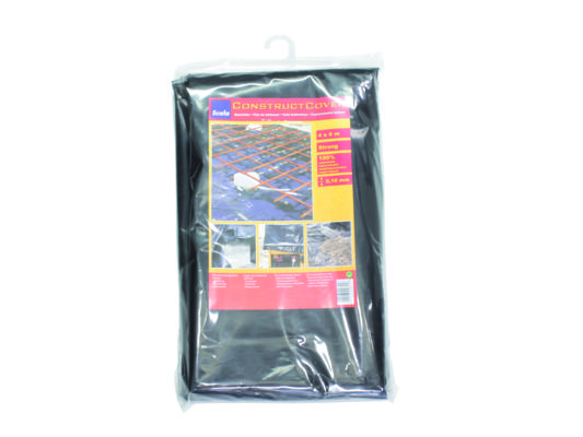 BACHE NOIRE 0.10MM 4X6M