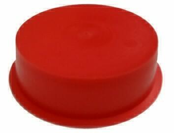 OBTURATEUR PE ROUGE 100MM
