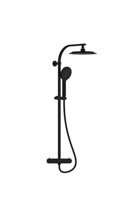 RAMPE DOUCHE THERMOSTATIQUE NOIR MAT