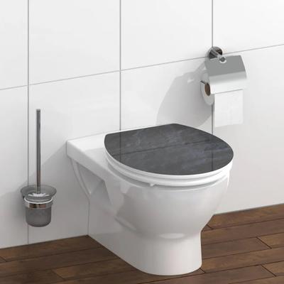 ABATTANT WC MDF BLACK STONE