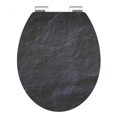 ABATTANT WC MDF BLACK STONE