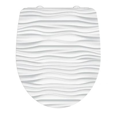 ABATTANT WC DUROPLAST WHITE WAVE