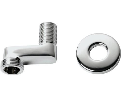 CONNECTEUR EN S 1/25X40MM CHROME+ROSACE