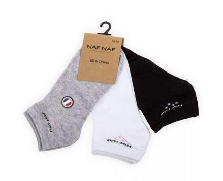 SOCKET NAF NAF GILLOU (3PCS)