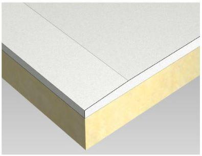 PLAQUE PLATRE 2.60X0.60M 13MM+60MM POLYURETHANE (1.56M²)