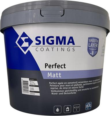 SIGMAPERFECT MATT BLANC/WN BLANC 10L