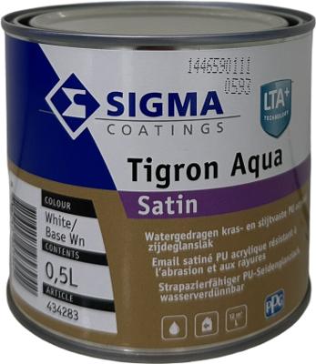 SIGMA TIGRON AQUA SATIN WHITE/BASE WN BLANC/BASE WN 0,5L