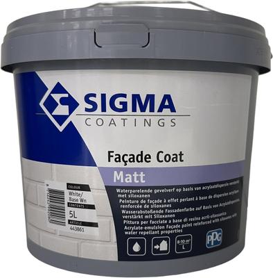 SIGMA FAÇADE COAT MATT BLANC/WN BLANC 5L