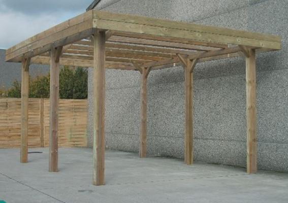 CARPORT BASE 5X5M HAUTEUR : 4M