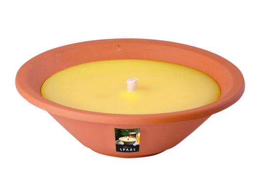 BOUGIE TERRE-CUITE CITRONNELLE EXTERIEUR 23CM H.13CM