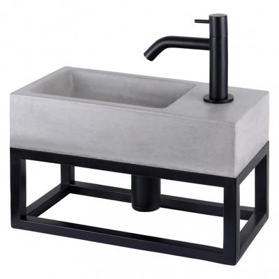 LAVE-MAINS JUKON+ROBINET+SIPHON NOIR