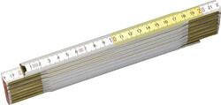 STANLEY METRE PLIANT JAUNE-BLANC BOIS 2M