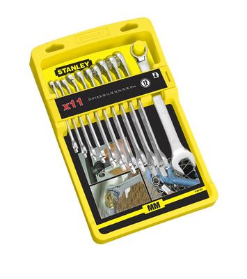 STANLEY SET CLES MIXTES (12PC)