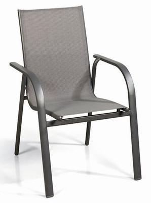MARSEILLE CHAISE ALU/TEXTYLENE ROYAL GREY