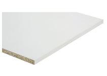 DEMI PANNEAU MELAMINE BLANC 125X125CM 8MM
