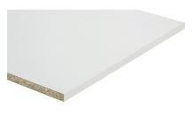 QUART PANNEAU MELAMINE BLANC 62X125CM 12MM
