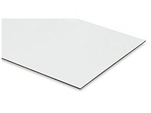 QUART PANNEAU UNALIT BLANC 61X122CM 3MM
