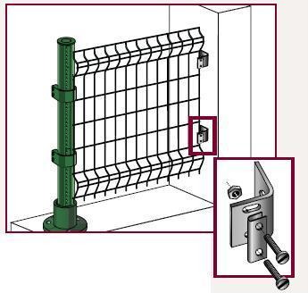FIXATION MURALE INOX POUR BEKAFOR (2PC)