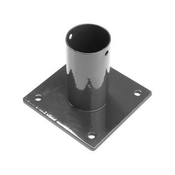 PIED METAL POUR PIQUET D:60MM NOIR