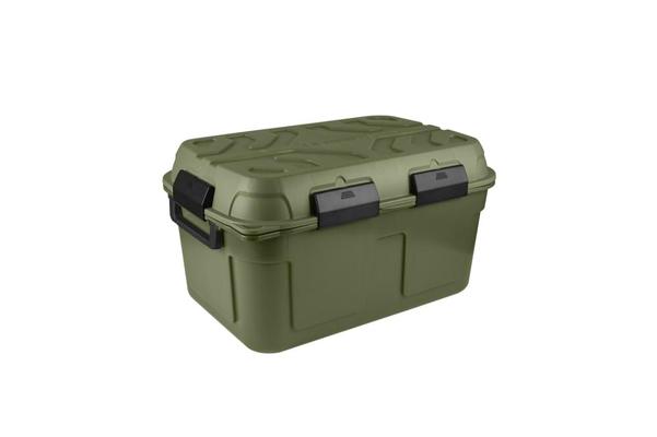 Q-LINE BOITE RANGEMENT HERMETIQUE 130L VERT/NOIR