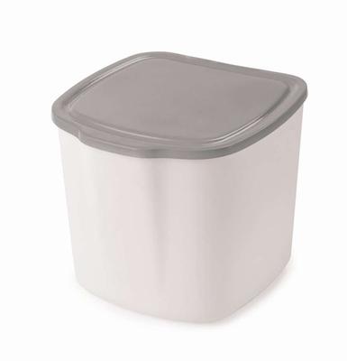 POUBELLE DE TABLE BLANC/GRIS 3L 20,5X28,5X16,5CM