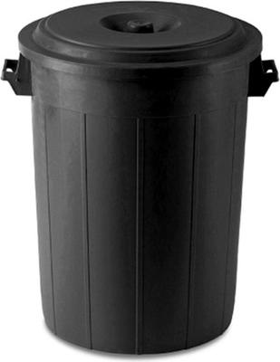 POUBELLE NOIRE 70L D45CM H60CM