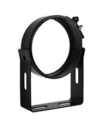 BRIDE MURALE REGLABLE DOUBLE PAROI NOIR D:80 INOX 316