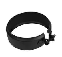 BRIDE DE SECURITE DOUBLE PAROI NOIR D:80 INOX 316
