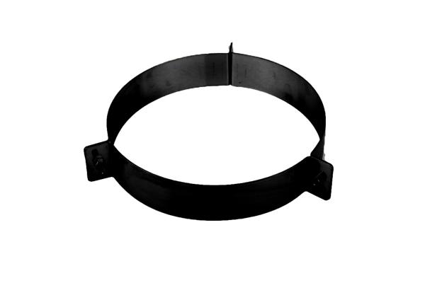 BRIDE DE HAUBANAGE DOUBLE PAROI INOX 316 NOIR D:80