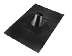 SOLIN PLOMB 25/45° DOUBLE PAROI NOIR D:80 INOX 316