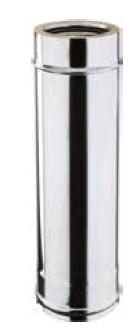 ELEMENT DOUBLE PAROI INOX 316 D:130 1M