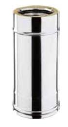 ELEMENT DOUBLE PAROI INOX 316 D:80 50CM