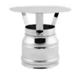 CHAPEAU DOUBLE PAROI INOX 316 D:130