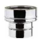 ADAPTATEUR SIMPLE PAROI/DOUBLE PAROI INOX 316 D:150