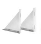 EQUERRE POUR PLAQUE DEPART SIMPLE PAROI INOX 316 D:230
