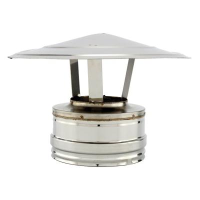 CHAPEAU DOUBLE PAROI INOX 316 D:180