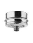 PURGE (SORTIE VERTICALE) DOUBLE PAROI INOX 316 D:180