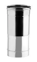 ELEMENT TELESCOPIQUE SIMPLE PAROI INOX 316 D:150